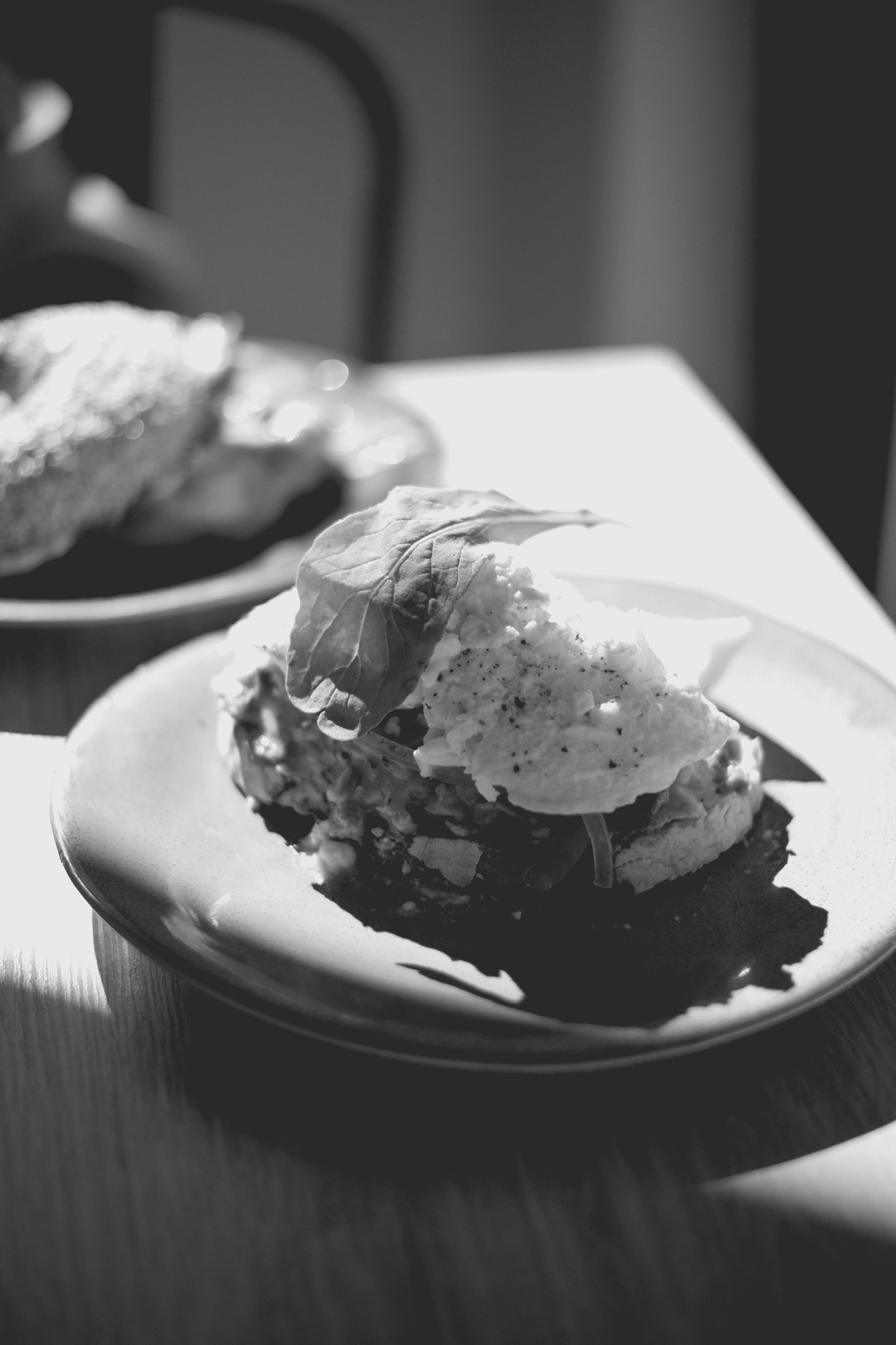 2022-02-16 - xt35 - bw - ZA - Cape Town - Eggs on toast