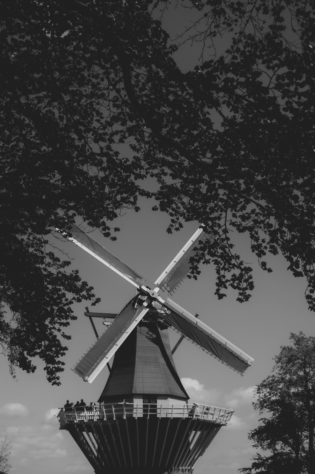 2024-05-26 - xt35 - bw - NL - Windmill