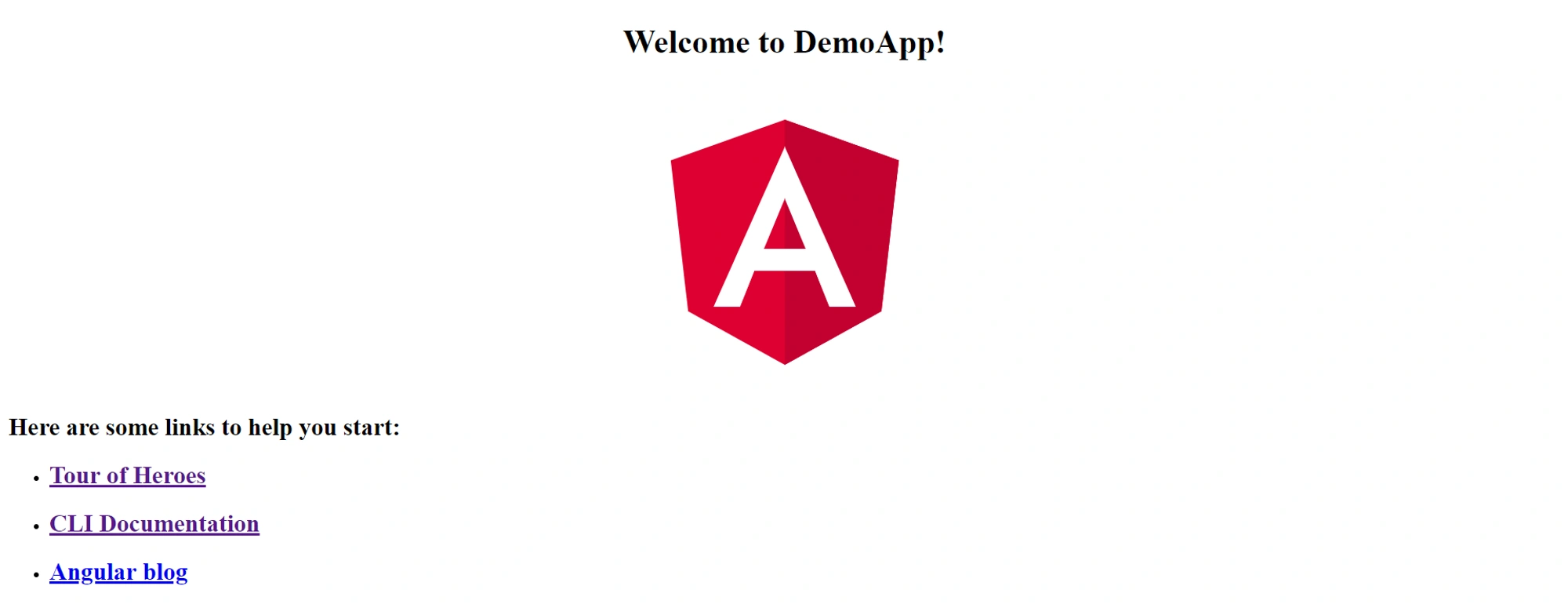 Our Application