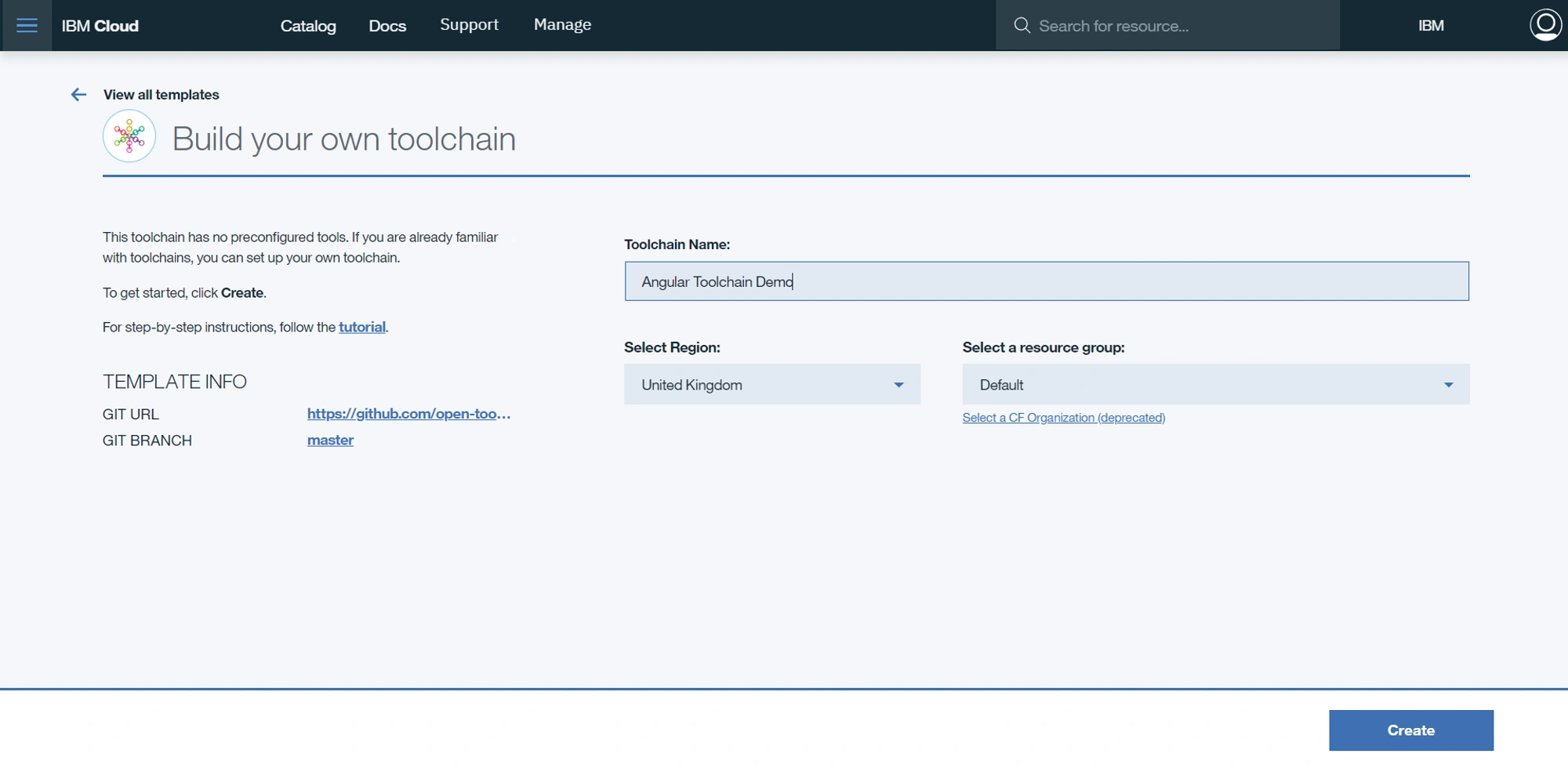Configure the Toolchain