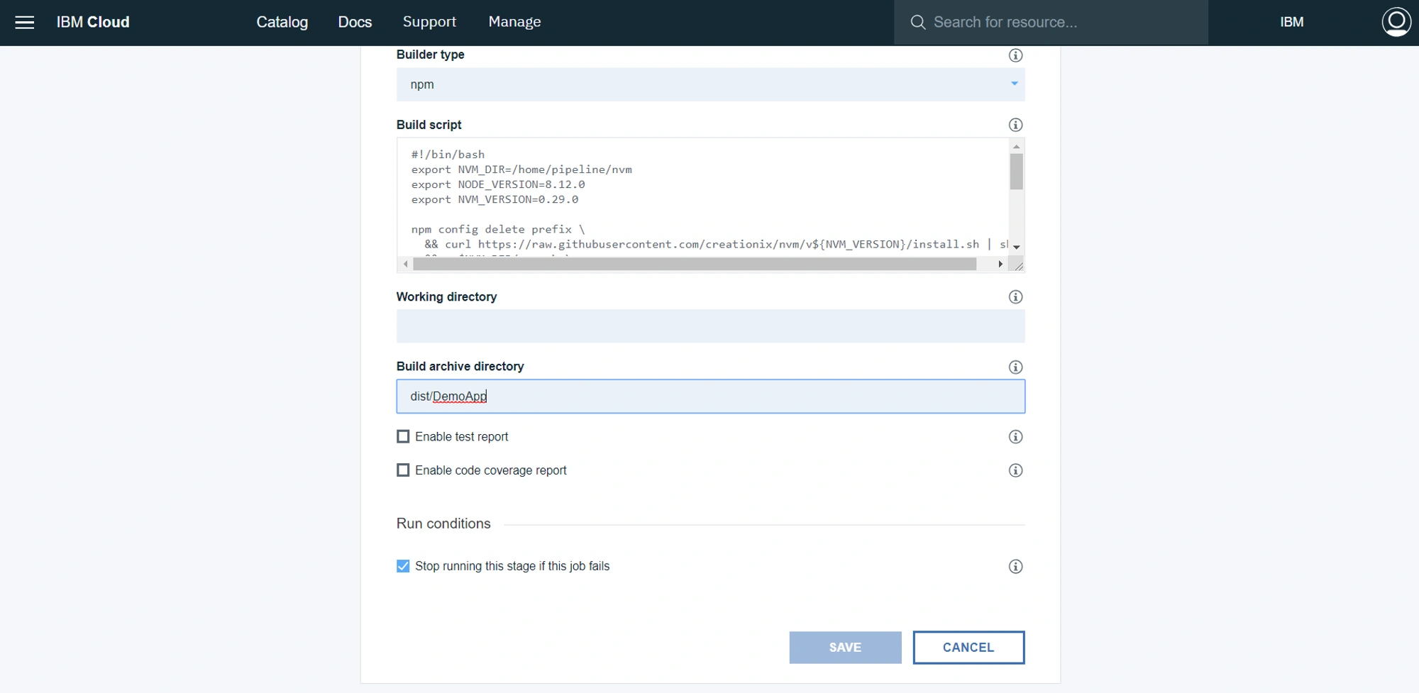 Build Script and Build Directory