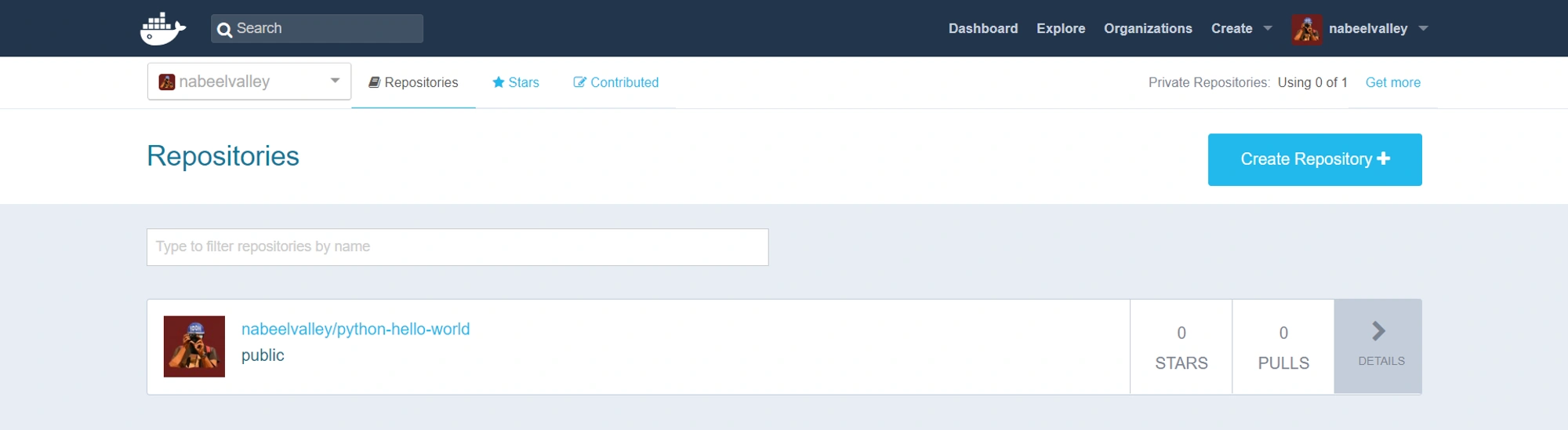 Image on Docker Hub