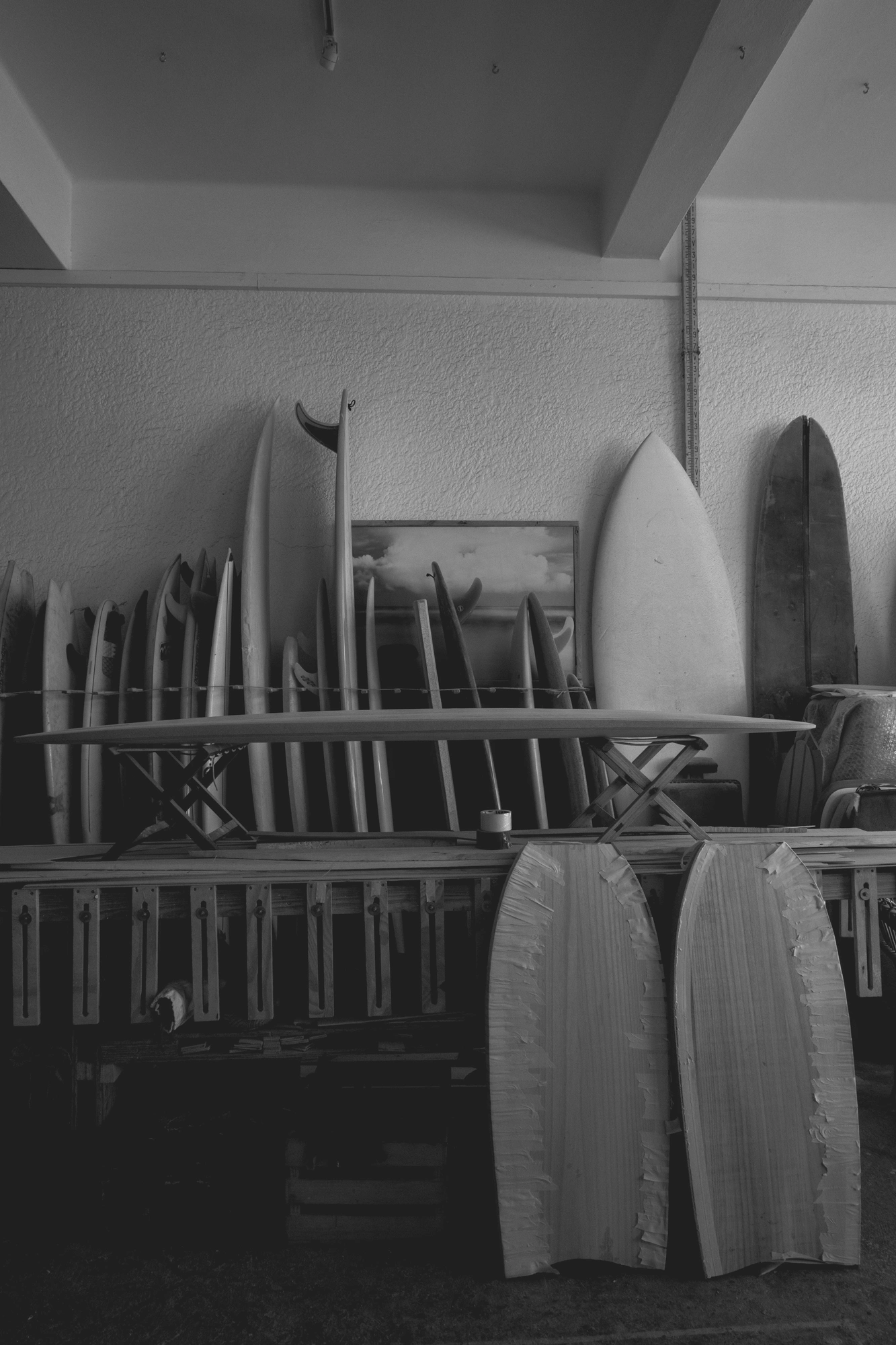2022-02-14 - Cape Town - Surfboards in a surfboard shop.j