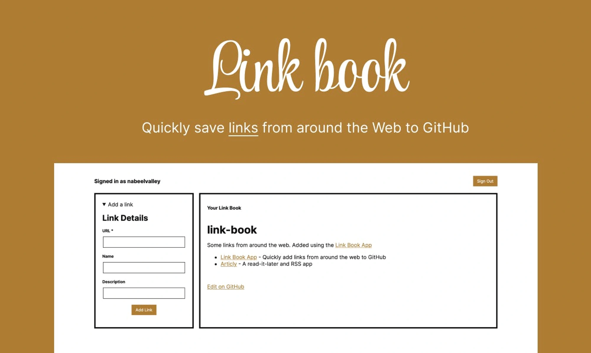 Link Book